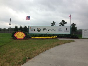 Shell Houston Open welcome sign