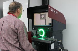 Optical Comparator in Use